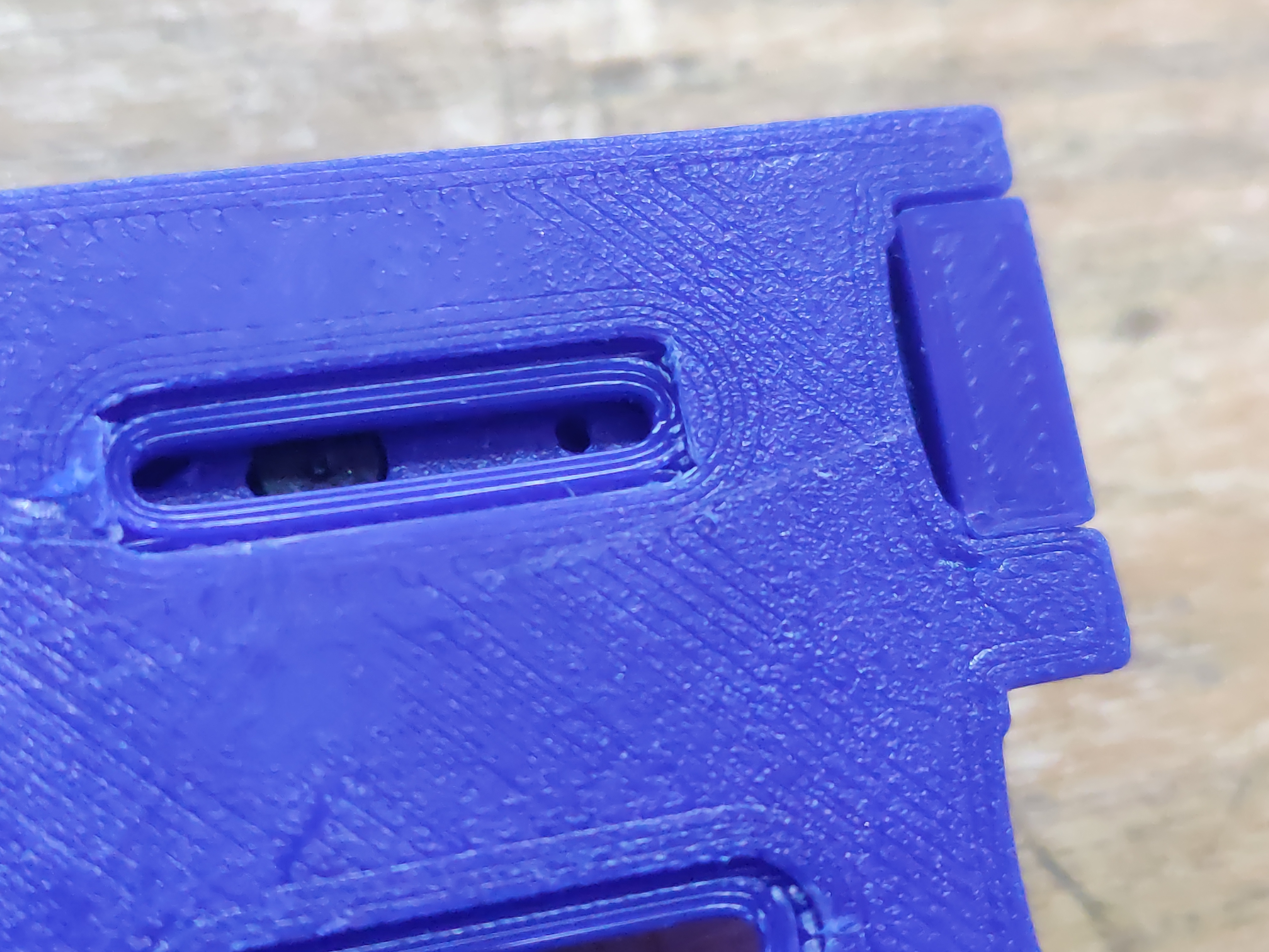 Column module nail indent